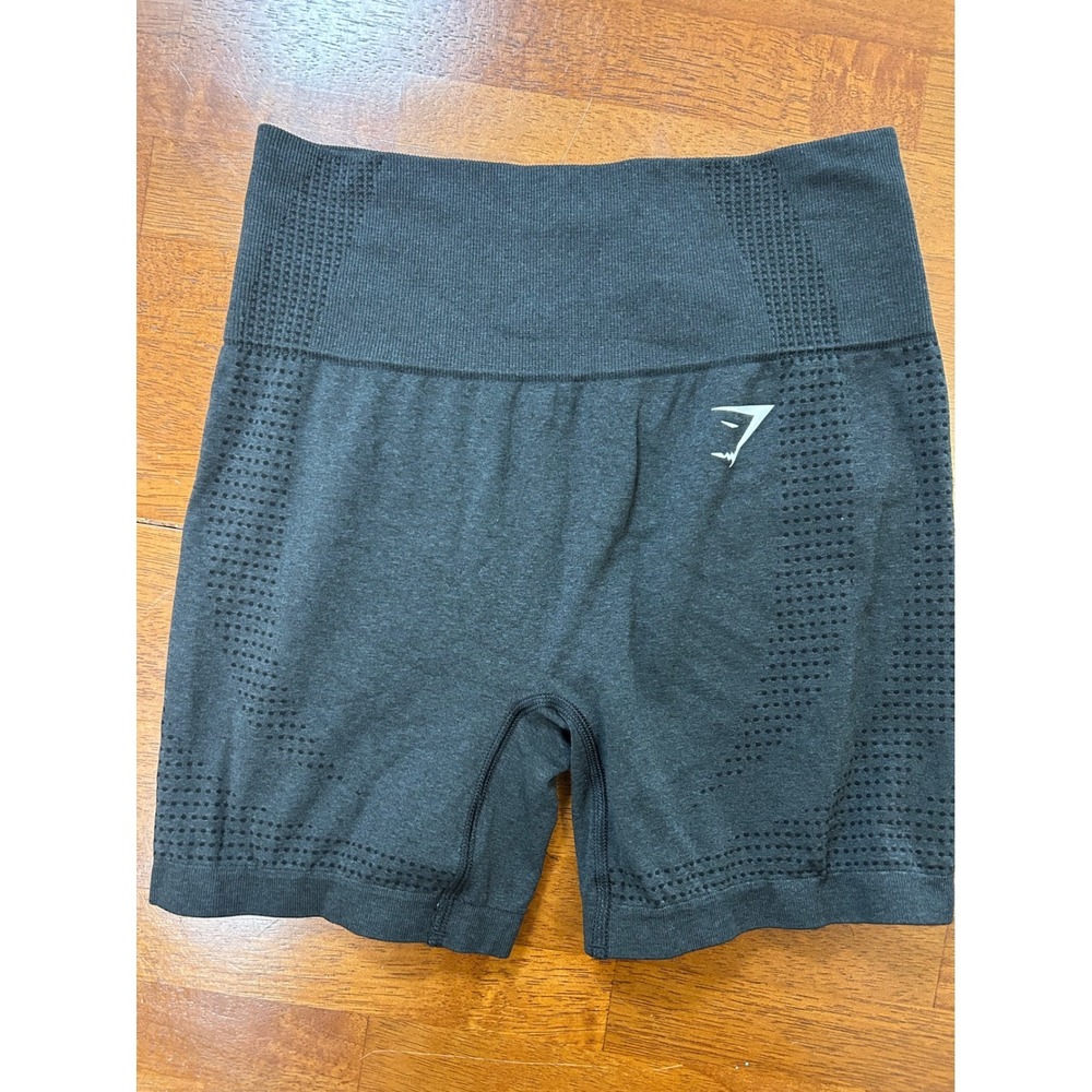 Gymshark Vital Seamless 2.0 Shorts Womens Small Charcoal Grey B1A4J